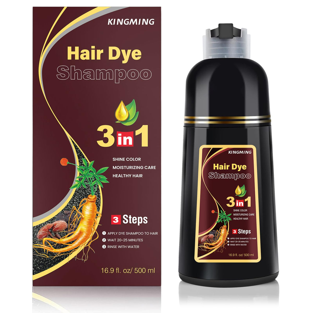 KINGMING front packaging 500ml showing bottle and label for easy identification and value