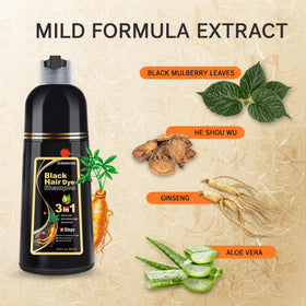 KINGMING product in hand during application for easy at-home coloring benefit