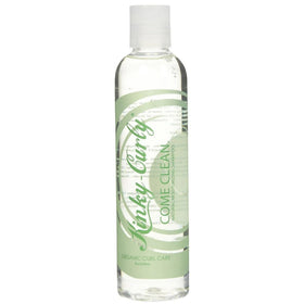 Kinky Curly bottle front view showing pack of two and clarifying benefit