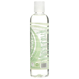 Kinky Curly label close-up highlighting ingredients and usage benefits