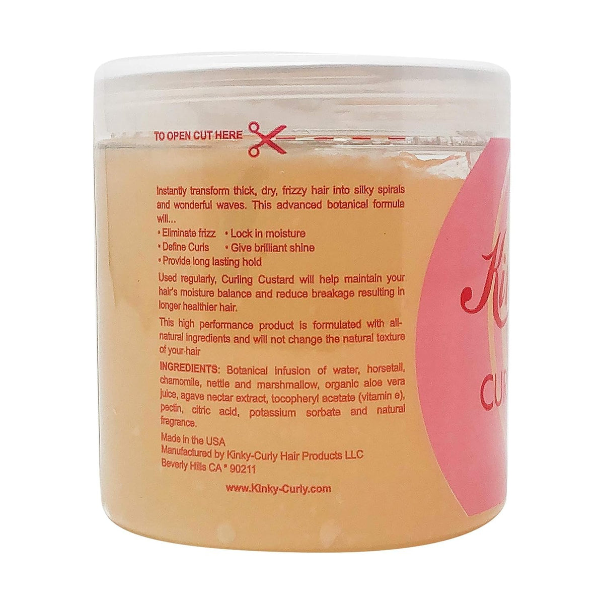 Kinky Curly styled dry curls after diffusing for long-lasting hold