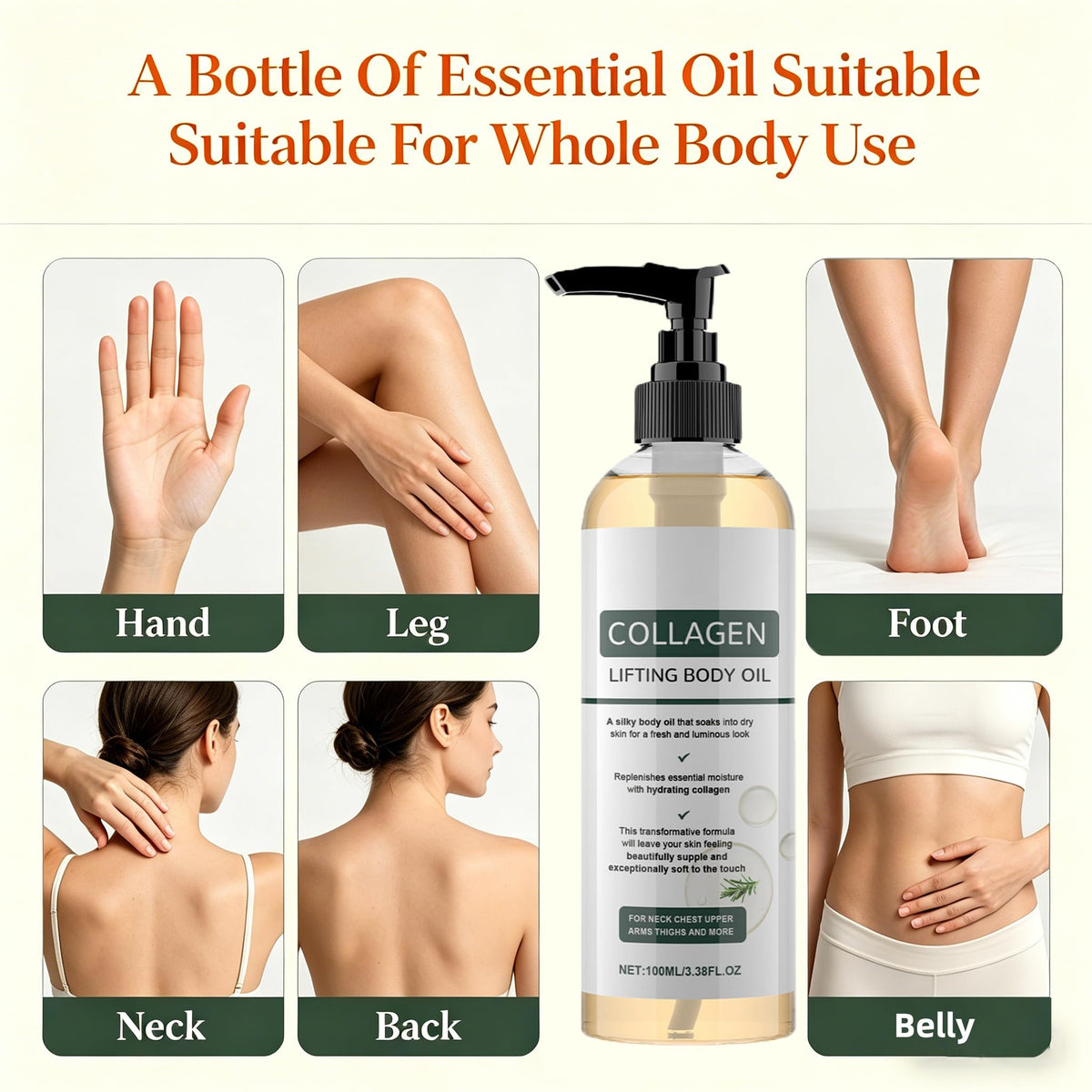 KINOWJI label ingredients detail displaying collagen complex transparency