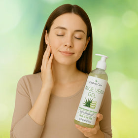 KinRose Care bottle on bathroom counter in routine setting, easy daily use