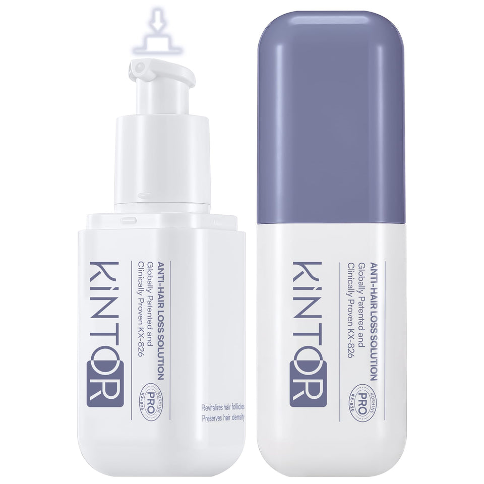 KINTOR front packaging spray 60ml showing product for targeted hair treatment
