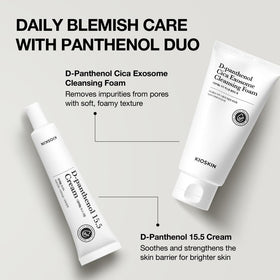 KIOSKIN before and after scale suggesting reduced oil and calmer skin