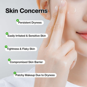 KIOSKIN gel-cream texture close-up showing lightweight hydration and quick absorption