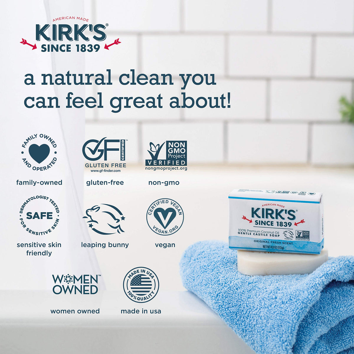 Kirk's stacked bars bulk pack for cost-effective stocking benefit