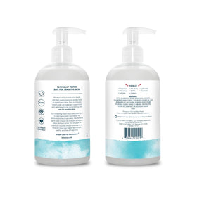 Kirk's close-up creamy lather texture demonstrating gentle hydration