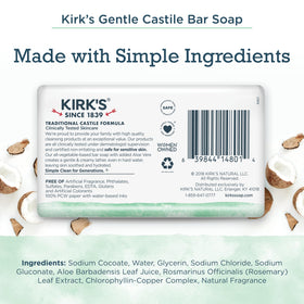 Kirk's single bar close-up highlighting smooth edges and clean appearance