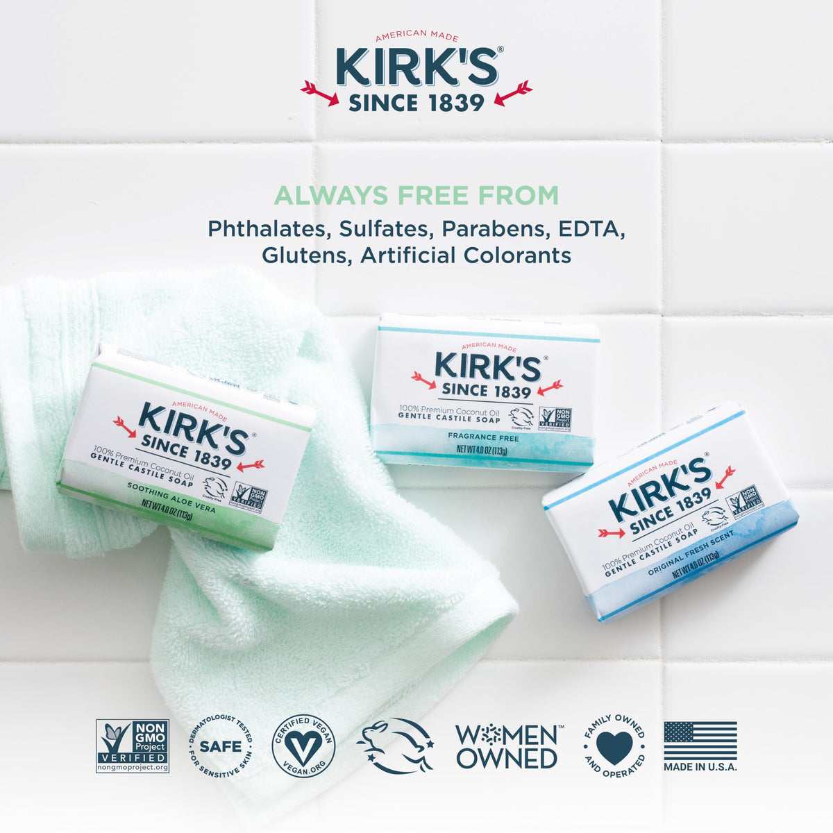 Kirk's travel ready packing showing bar in toiletry bag for spill-free trips