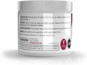 Kirkman demo of cream absorbing into skin illustrating non-greasy, non-staining finish