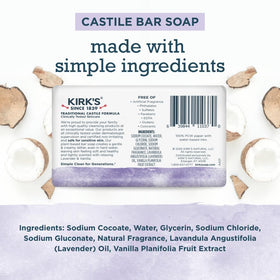 Kirk's close-up lather demonstrating creamy foam and effective cleansing