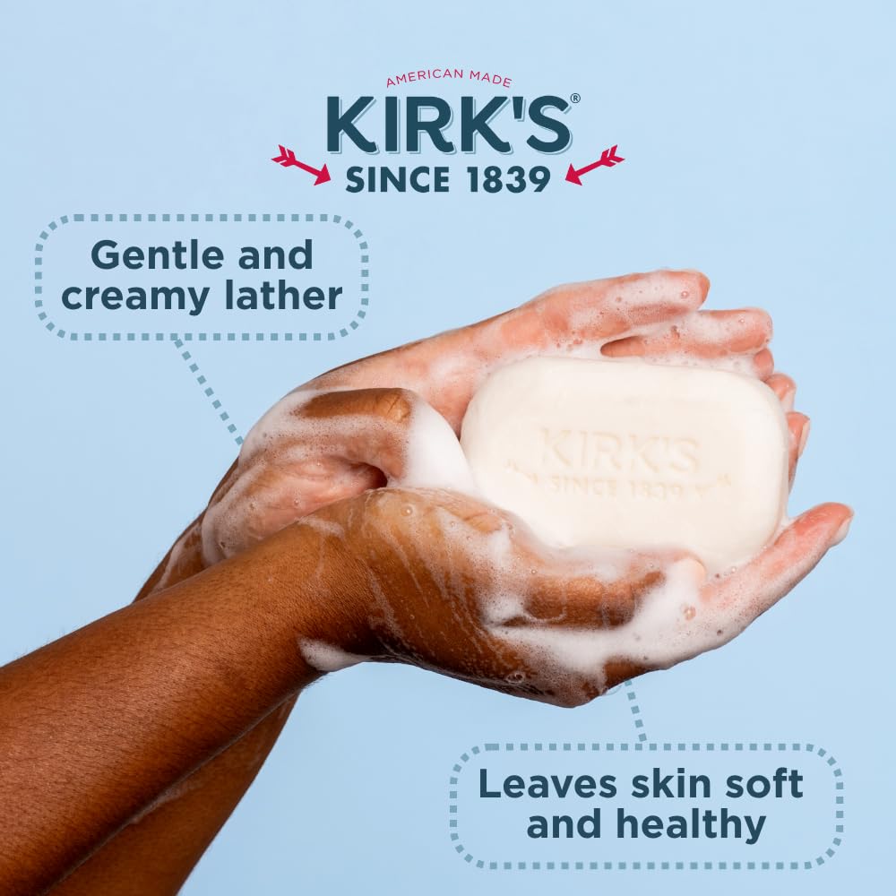 Kirk's family using soap demonstrating safe gentle cleansing for all ages
