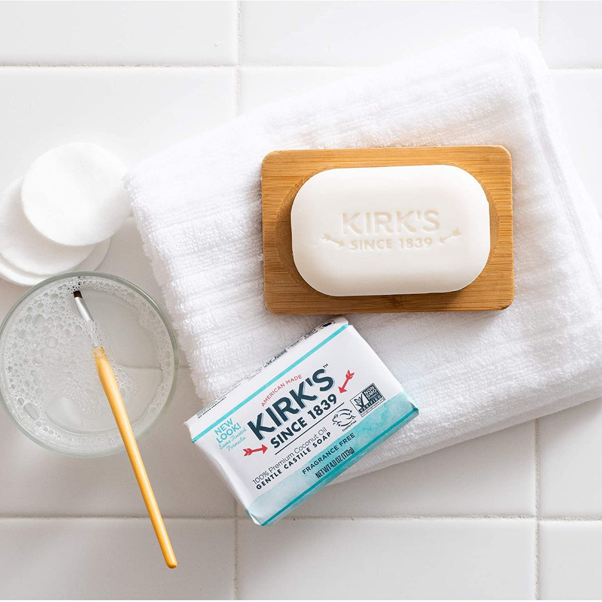 Kirk's coconut oil ingredient visual representing pure botanical source benefit