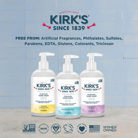 Kirk's styled sink counter with bottle to show everyday aesthetic and countertop convenience