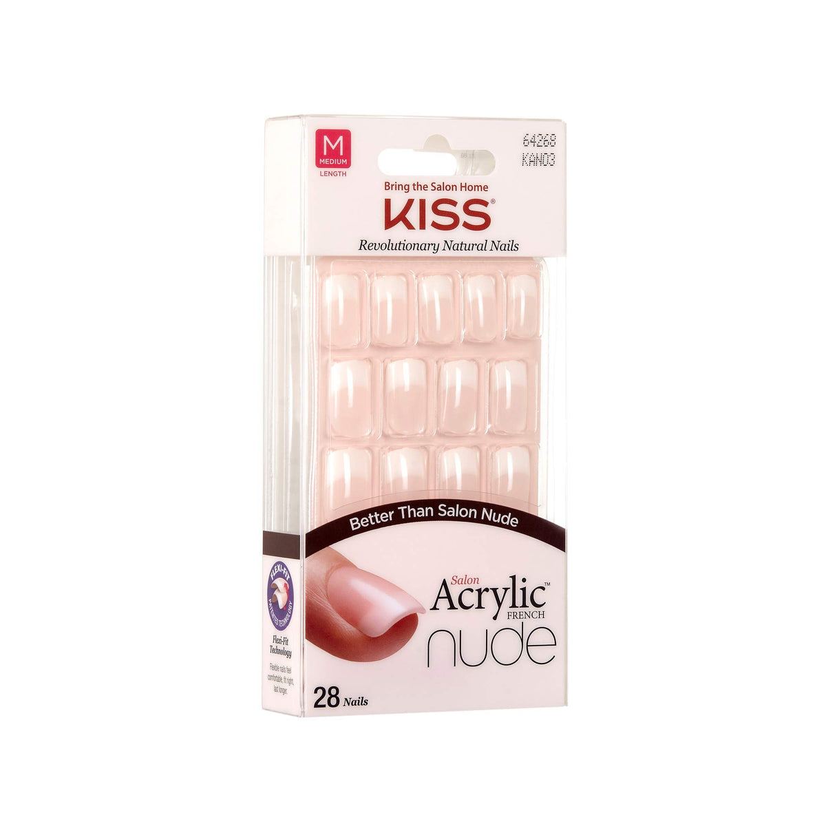 KISS cuticle edge close-up showing thinner fit for seamless look