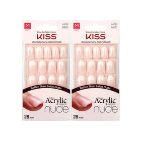 KISS front packaging showing 28-count pack and natural finish benefit