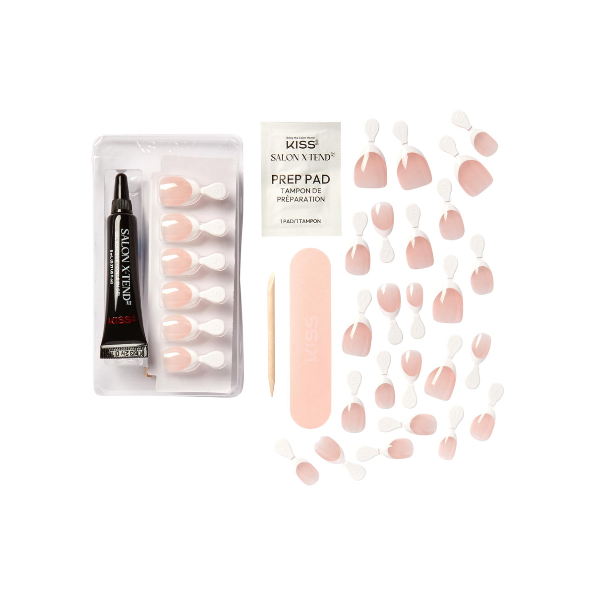 KISS side profile of almond-shaped nail showing sculpted silhouette and comfort