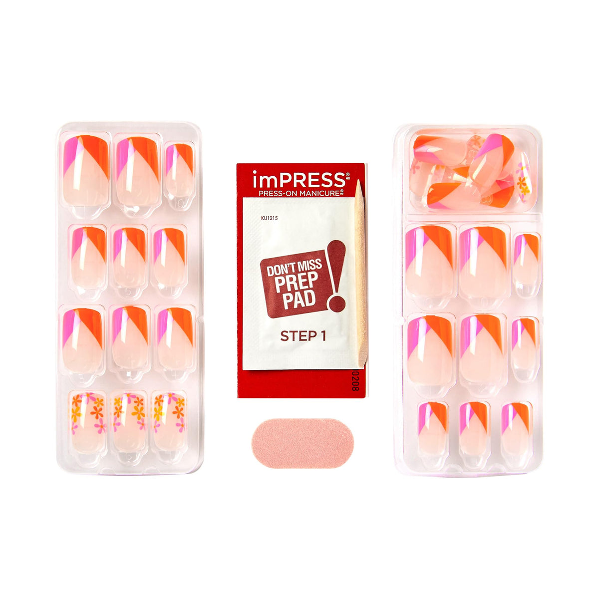 KISS close-up of nail curvature demonstrating natural-fit and comfort