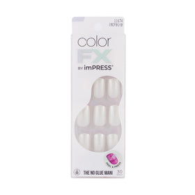 KISS front packaging showing Color FX press-on kit and accessories for quick application