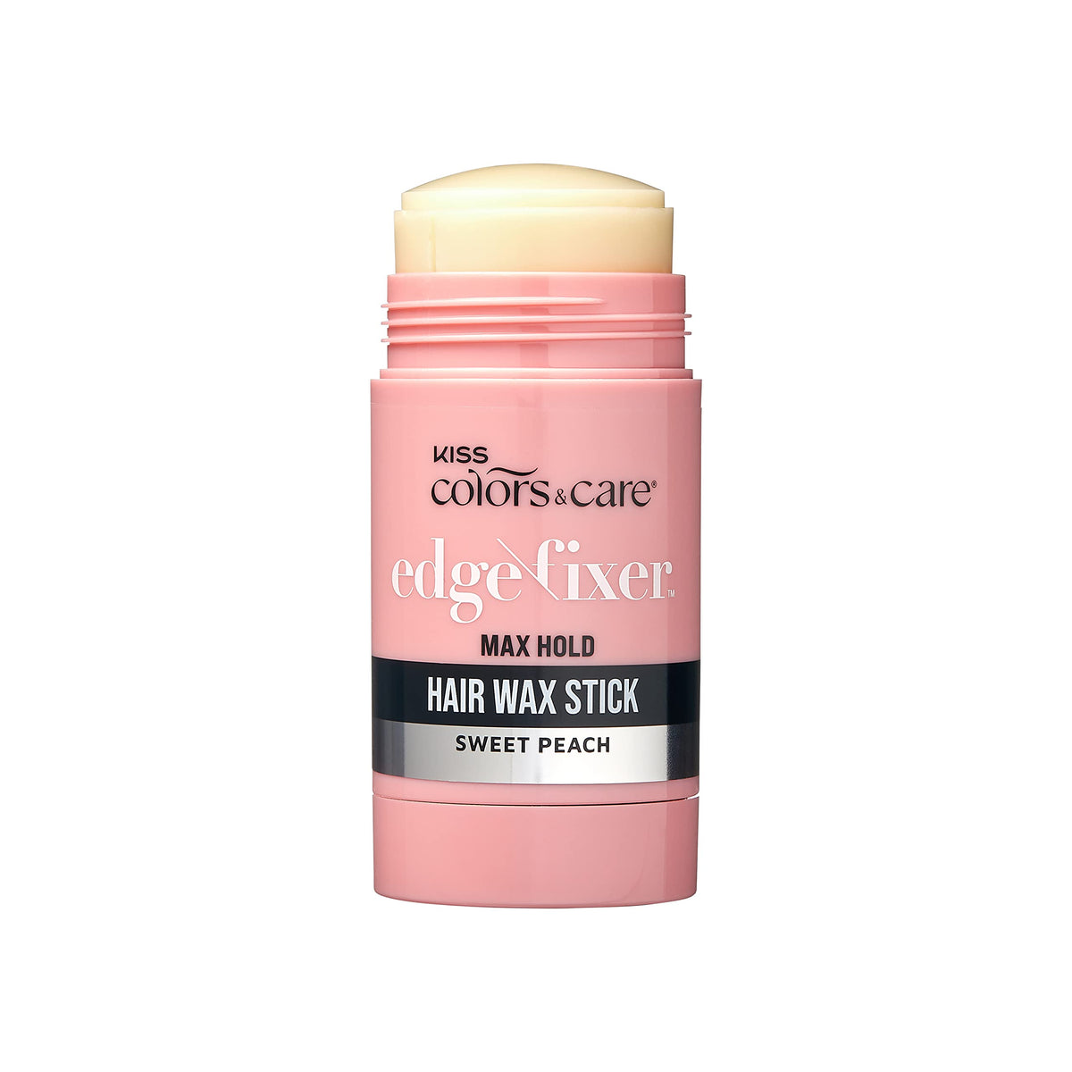 KISS Colors & Care label close-up listing biotin and shea butter