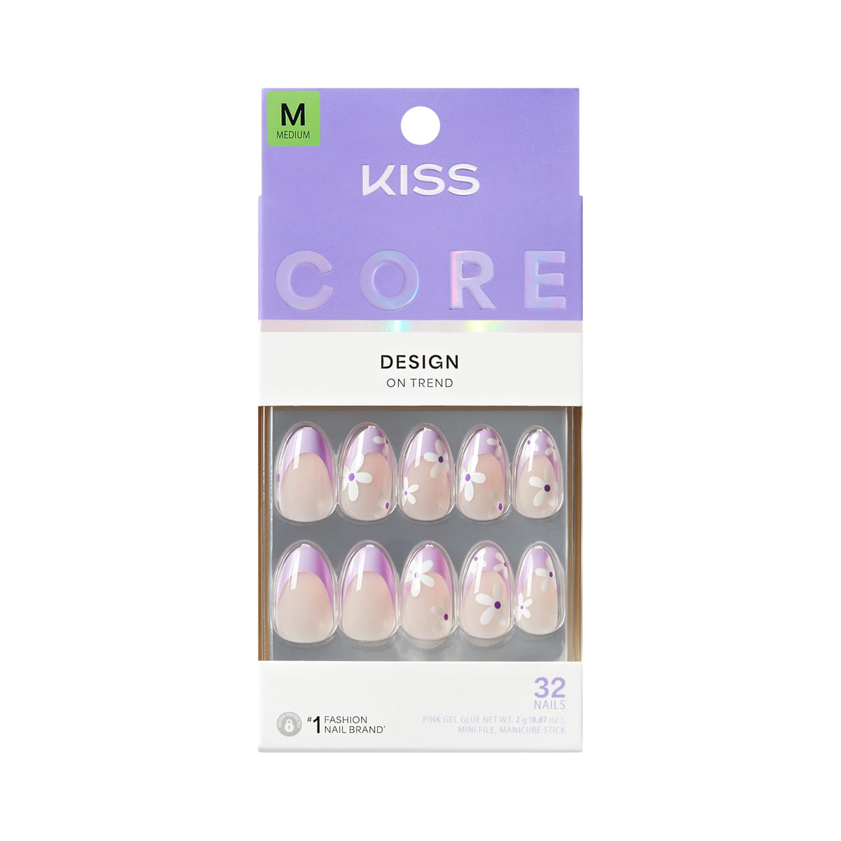 KISS CORE front packaging showing Chasing Sunshine set and included tools