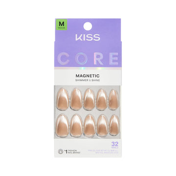 KISS front packaging showing full press-on kit and contents benefit instant use