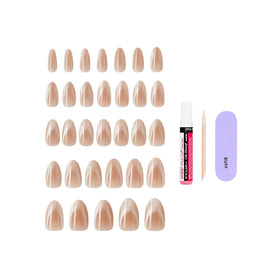 KISS kit tools and 2g glue displayed for immediate application benefit