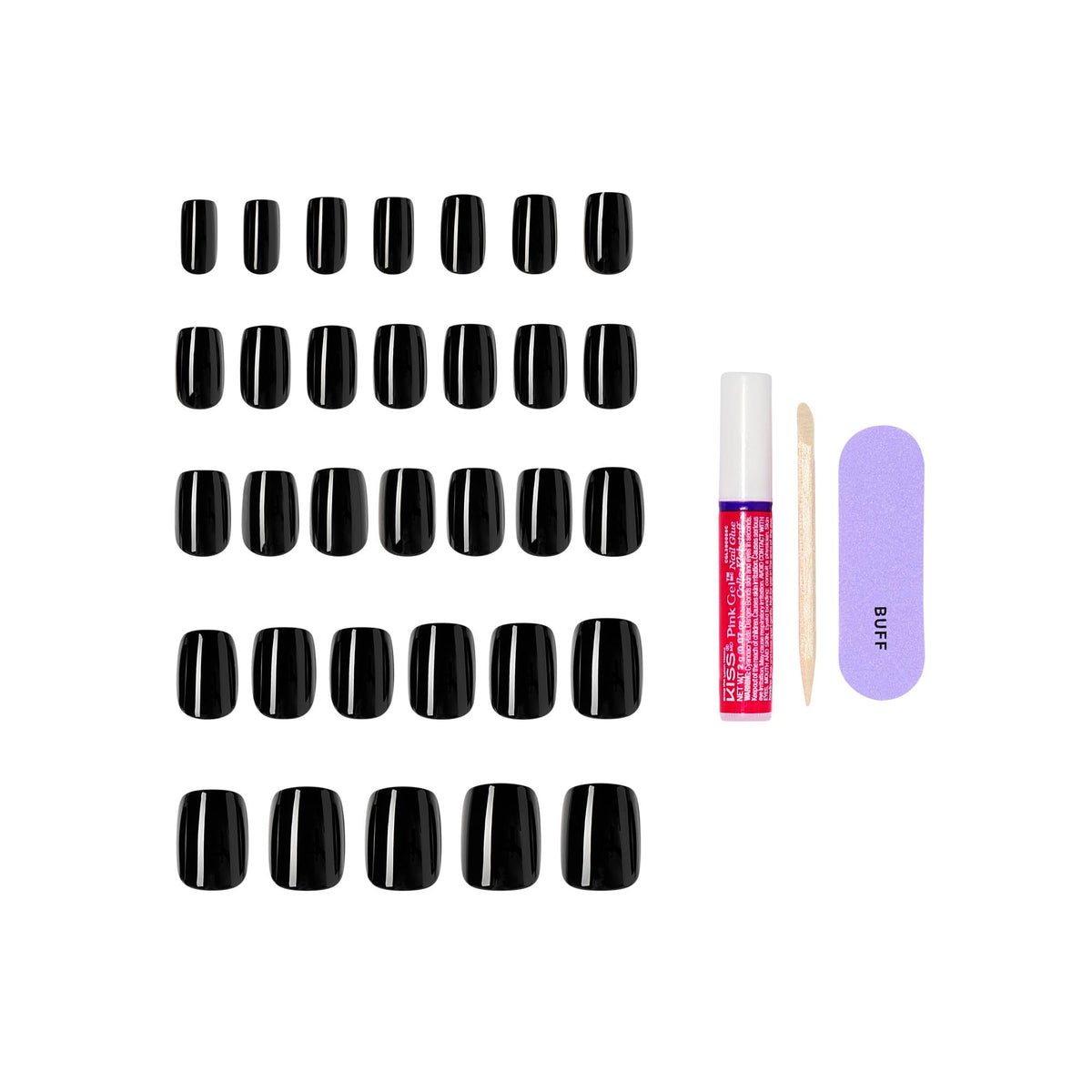 KISS nails worn on hand in lifestyle setting demonstrating polished look and versatility