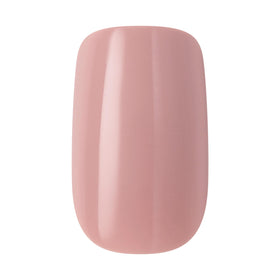 KISS Embullience nails held in hand to show short squoval scale and wearable length