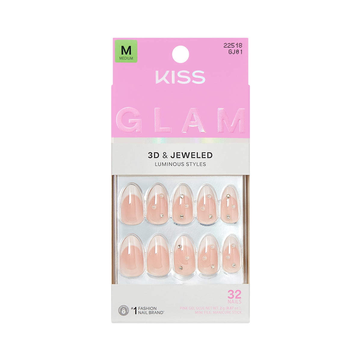 KISS front packaging shows set and included tools for easy application