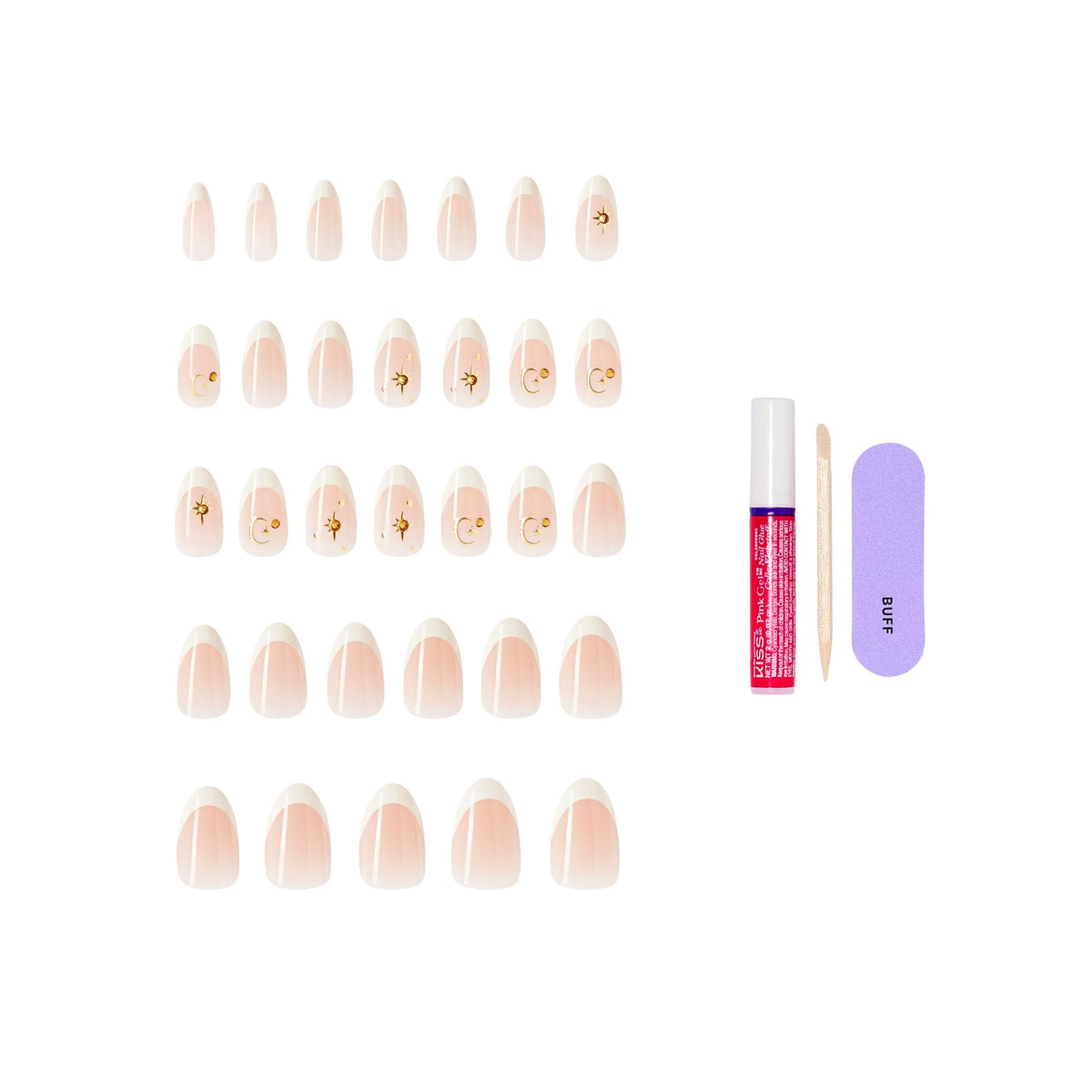 KISS nails on hand demonstrating instant salon look and comfortable fit