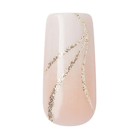 KISS Glam single nail swatch displaying base color and jewel detail