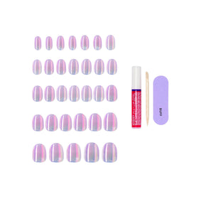 KISS spread of 32 nails displayed to show size variety for a better fit