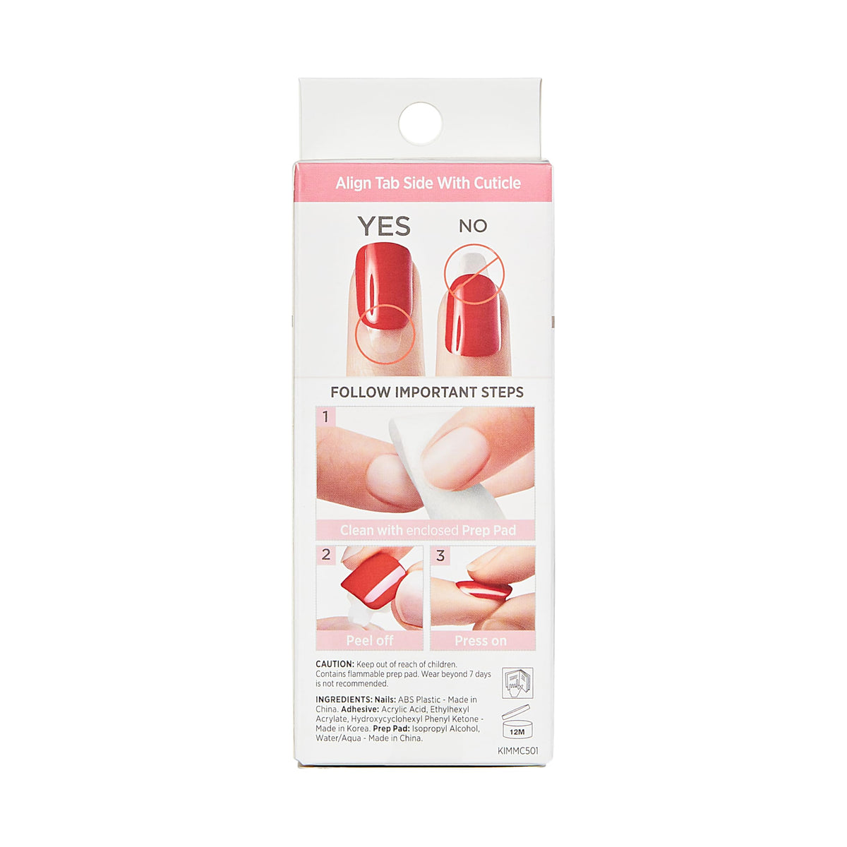 KISS prep pad, mini file, and manicure stick displayed for customization