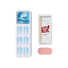 KISS imPRESS close-up of nail curve and glossy finish demonstrating natural fit