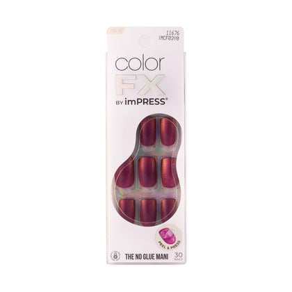 KISS imPRESS front packaging showing 30-piece kit and design variety, convenient ready-to-wear