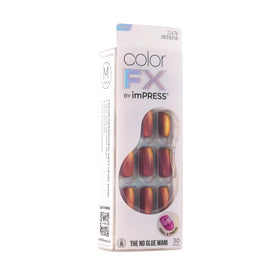 KISS imPRESS nails worn with casual outfit illustrating salon-look convenience on the go