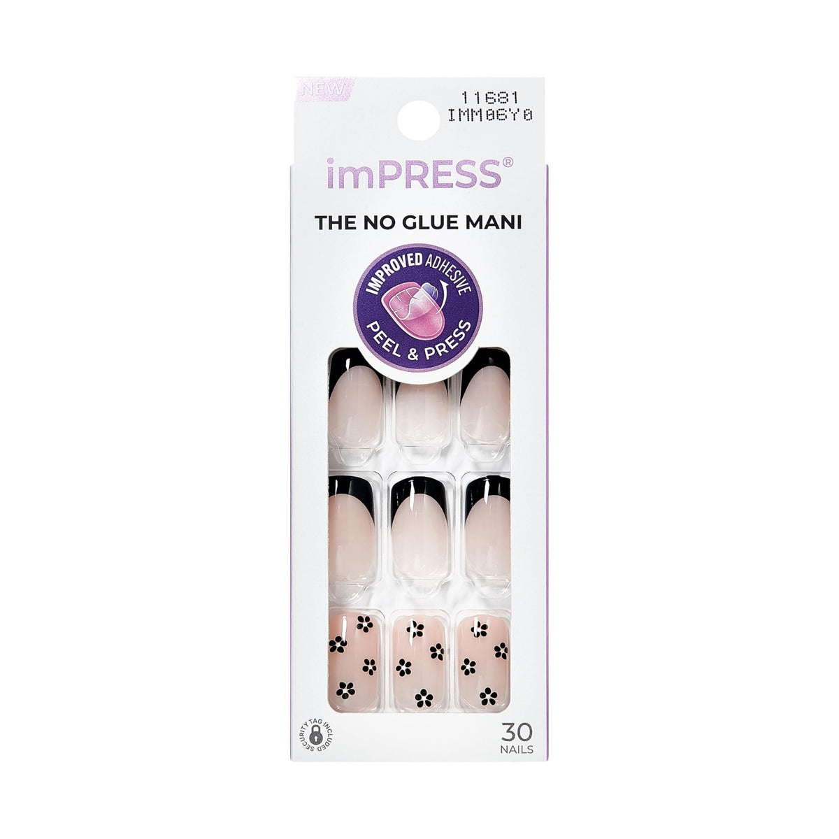 KISS imPRESS front packaging showing kit contents and benefit of ready-to-wear convenience
