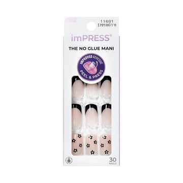 KISS imPRESS front packaging showing kit contents and benefit of ready-to-wear convenience
