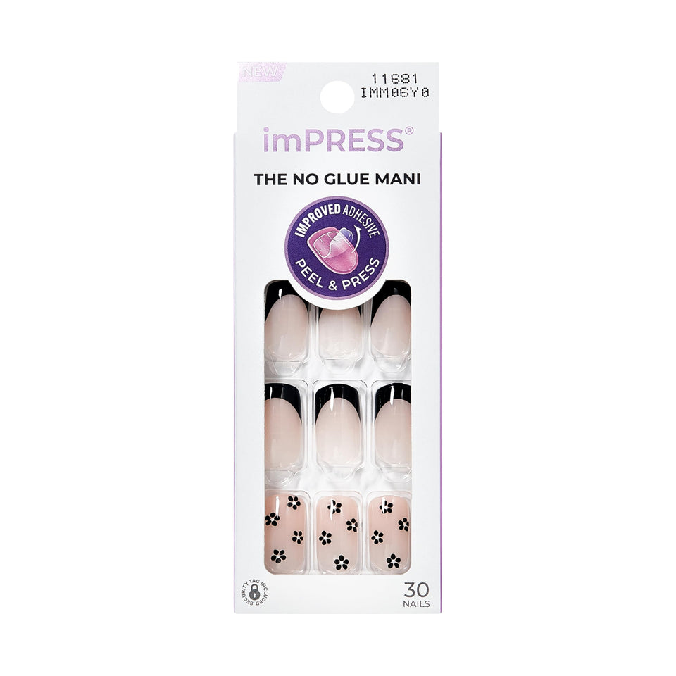 KISS imPRESS front packaging showing kit contents and benefit of ready-to-wear convenience