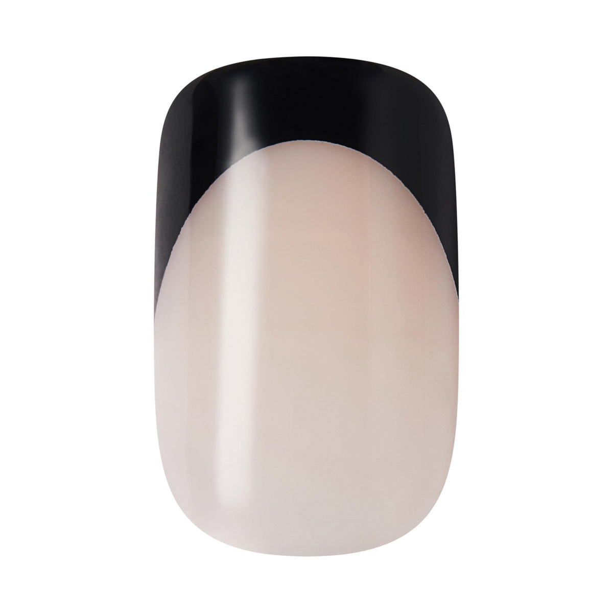 KISS imPRESS glossy black surface reflection emphasizing salon-quality shine
