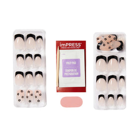 KISS imPRESS prep pad detail illustrating clean base prep for longer wear