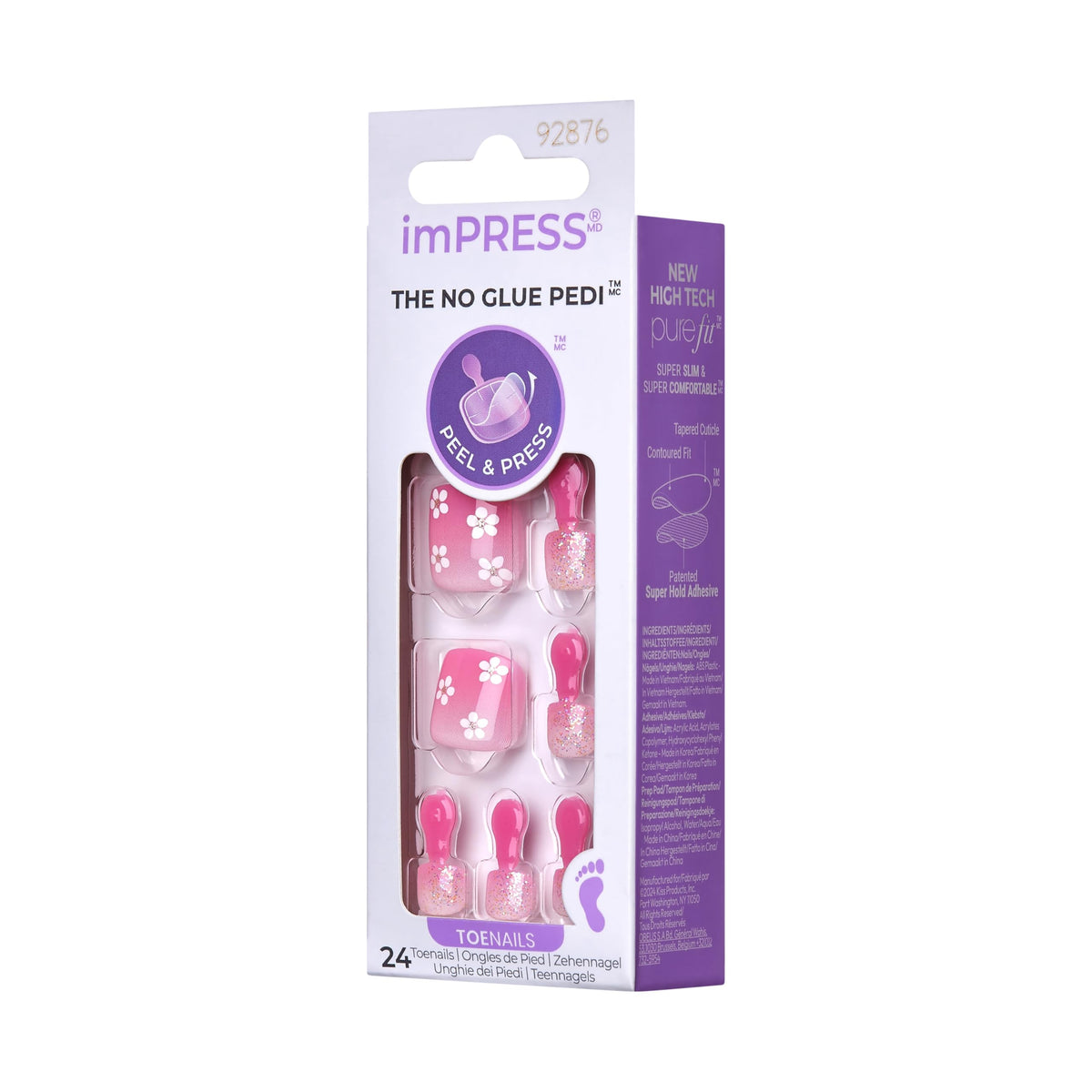 KISS imPRESS gentle removal demonstration highlighting easy peel-off and no-damage benefit
