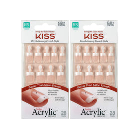 KISS front box showing two-pack contents and French design for convenience
