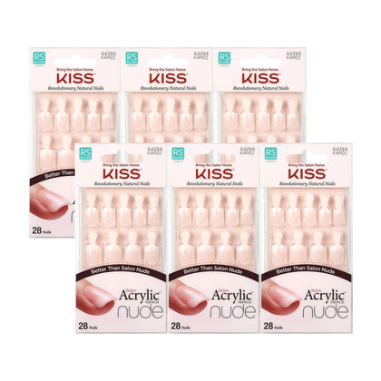 KISS front packaging showing 28-count kit and clear benefits