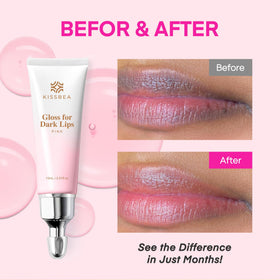 KissBea texture swatch on hand highlighting smooth non-greasy finish