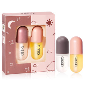KISSIO set inside makeup bag showing portability and routine convenience