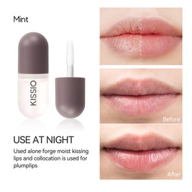 KISSIO daytime gloss texture swipe showing smooth finish and instant shine