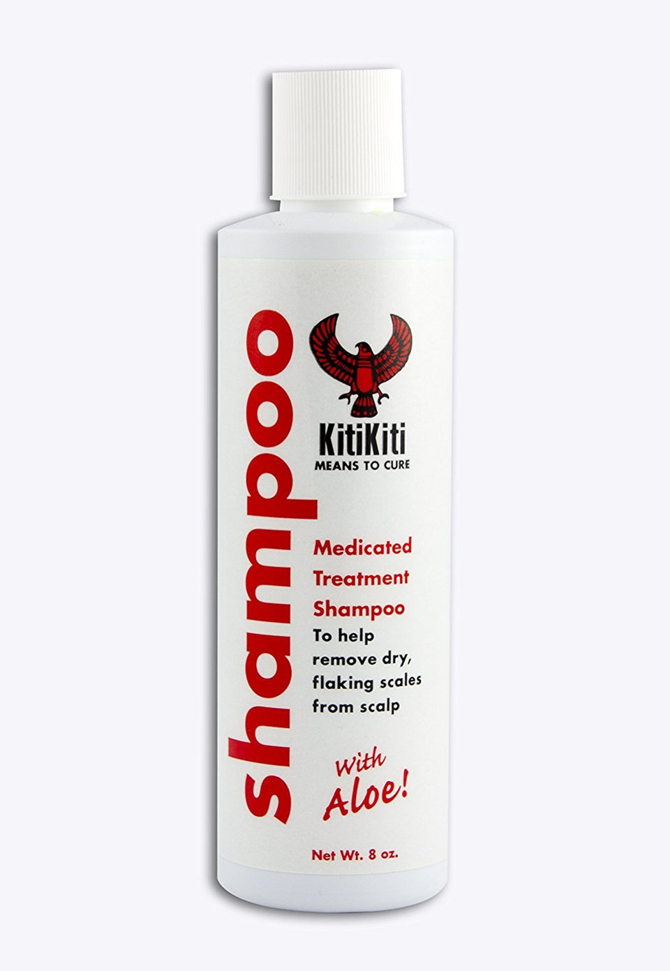 Kitikiti front packaging 8 oz bottle showing label and soothing aloe benefits